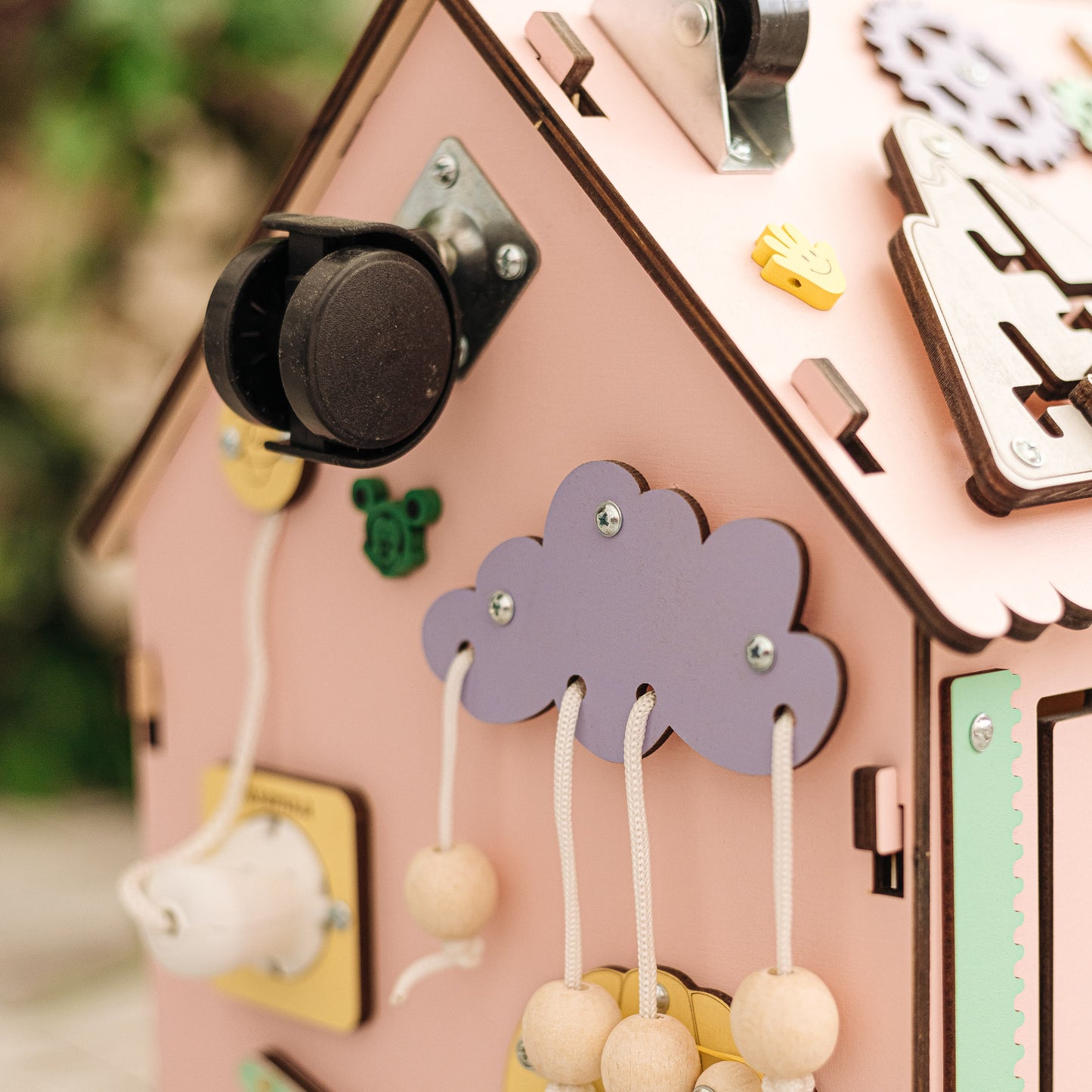 Бізібудинок 35×25 для дівчаток рожевий