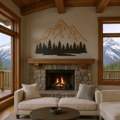 Панно "Ліс і гори"