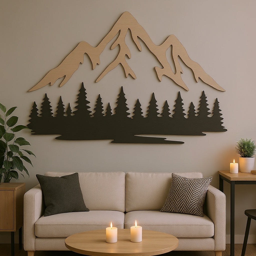 Панно "Ліс і гори"