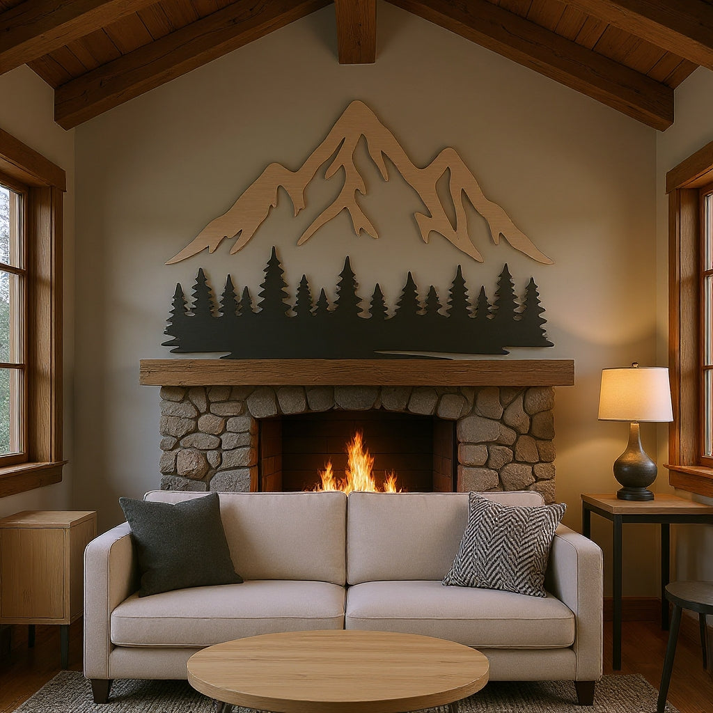 Панно "Ліс і гори"