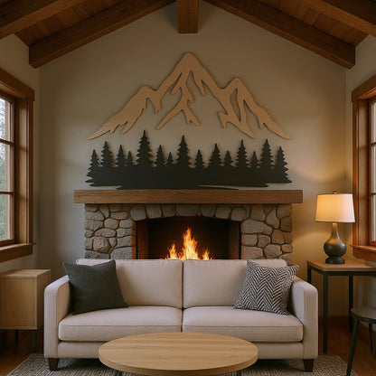 Панно "Ліс і гори"