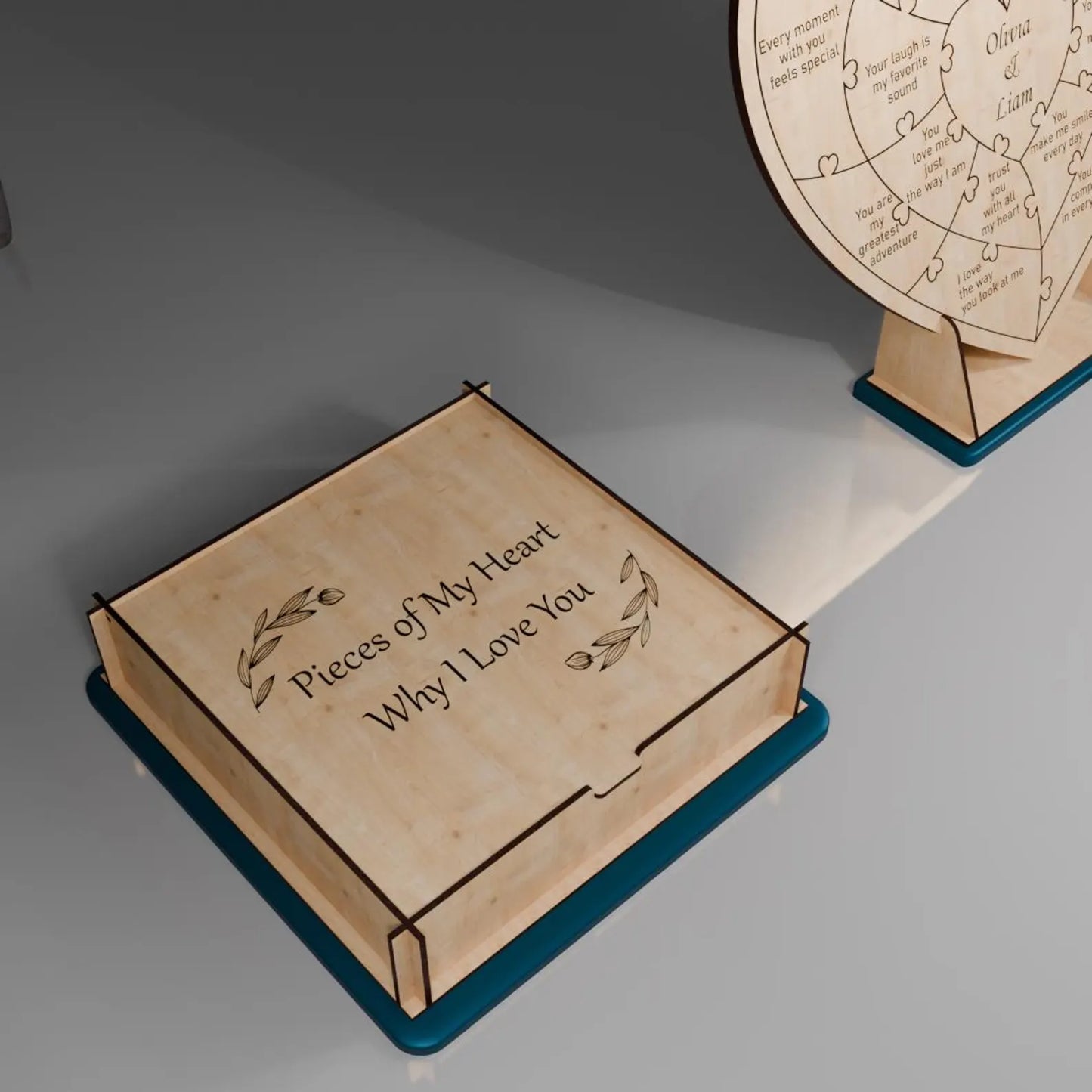 Пазл кохання у формі серця