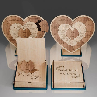 Пазл кохання у формі серця