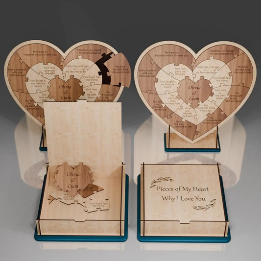 Пазл кохання у формі серця