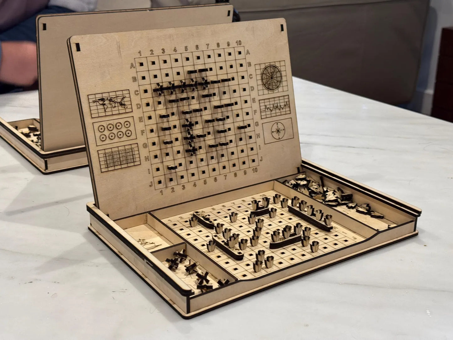 Дерев’яна гра «Морський бій» (комплект 2 шт.)