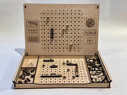 Дерев’яна гра «Морський бій» (комплект 2 шт.)